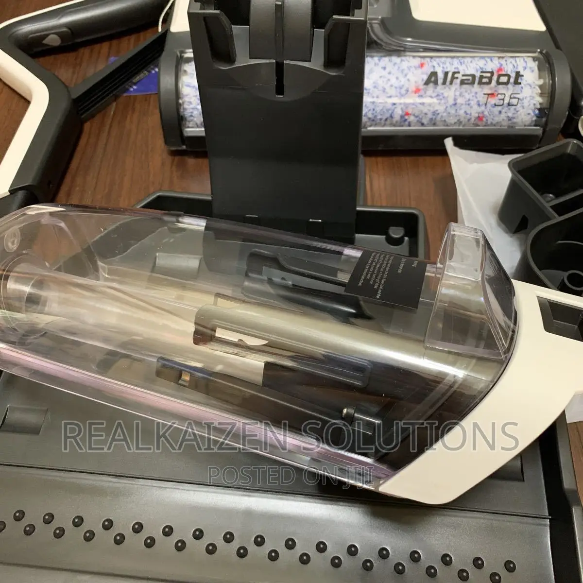Alfabot Cordless Wet and Dry Vacuum Mop | Wash Floor Cleaner