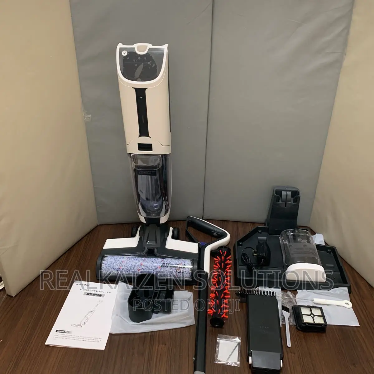 Alfabot Cordless Wet and Dry Vacuum Mop | Wash Floor Cleaner
