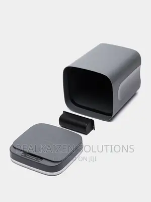 Smart Touchless 12L Automatic Open Grey Trash Barrel Bin