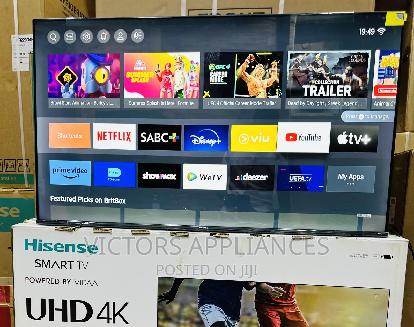 Promotional!! Hisense 58inch UHD Smart Tv Get Free Gifts