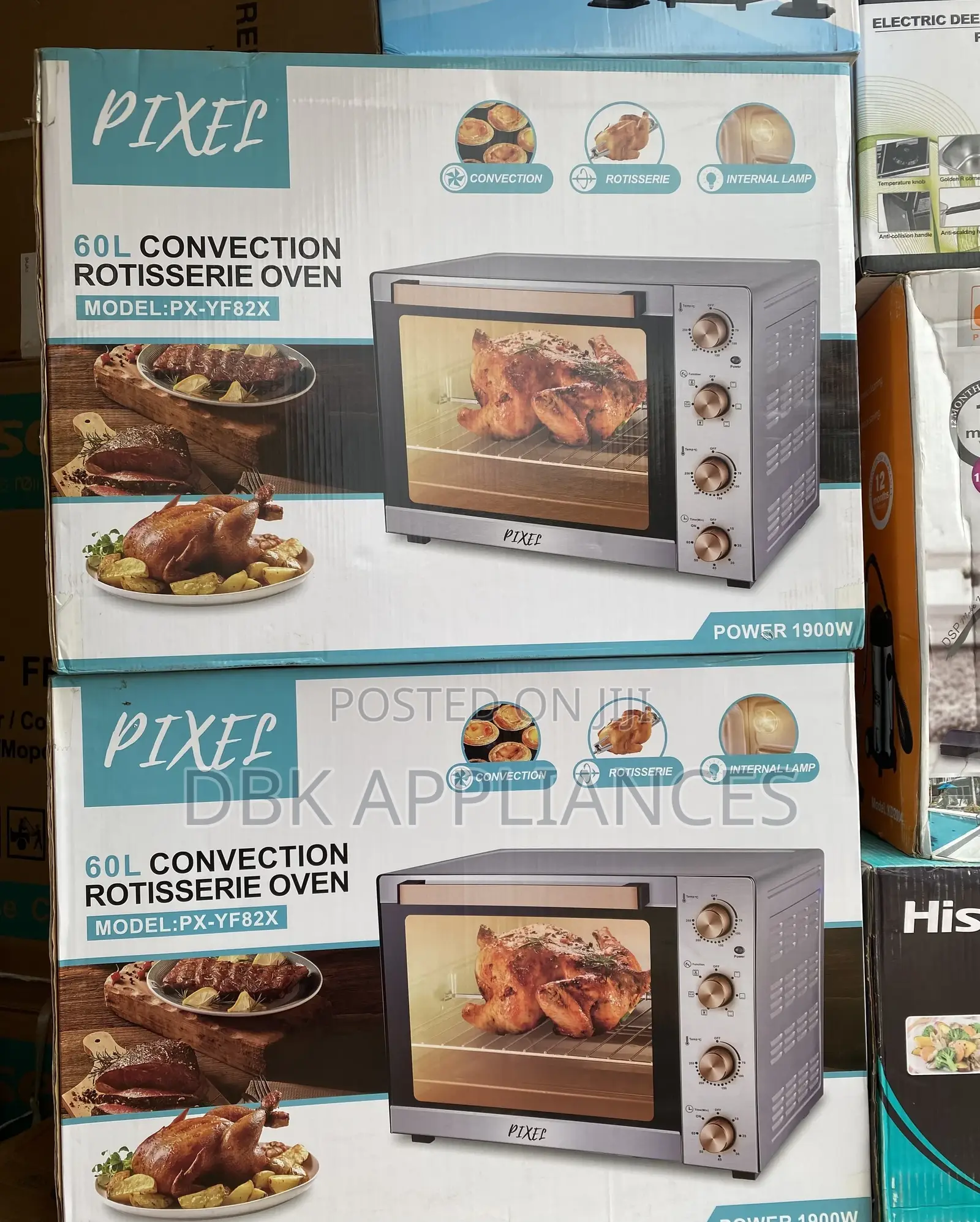 Pixel 60L Convection Rotisserie Ovens Commercial