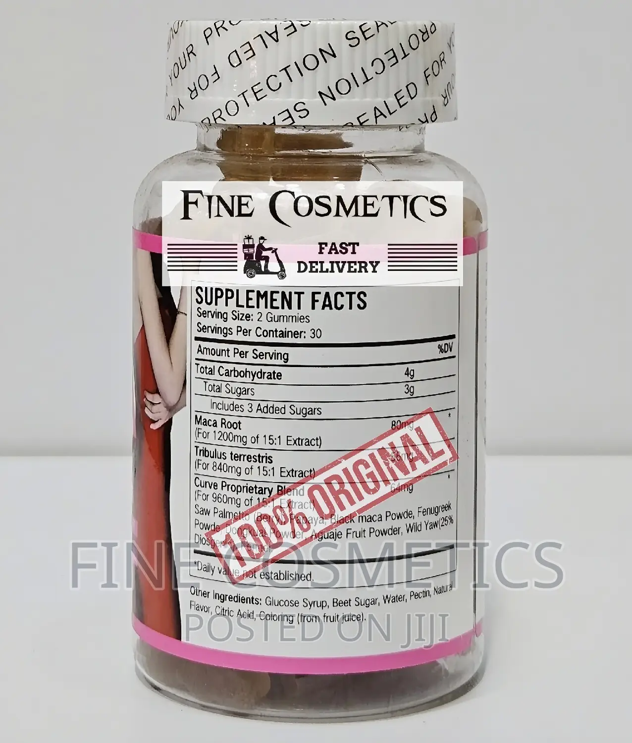 CURVE MACA Butt Booster GUMMIES 3000mg for Hips and Buttocks