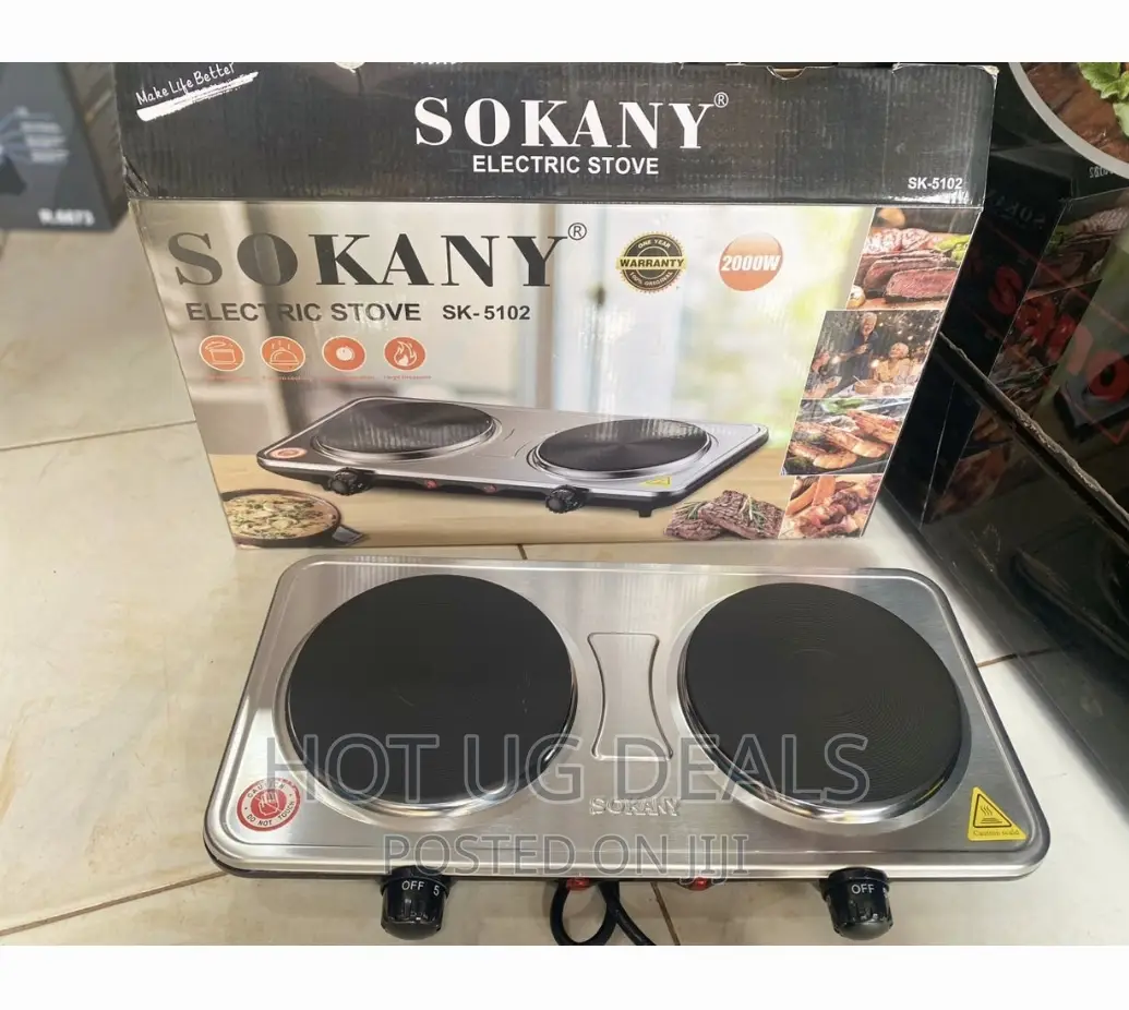 Sokany Sk-5102 Electric Stove - Silver
