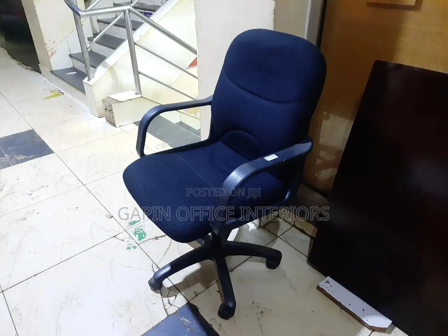 Fabric Short Back Chair