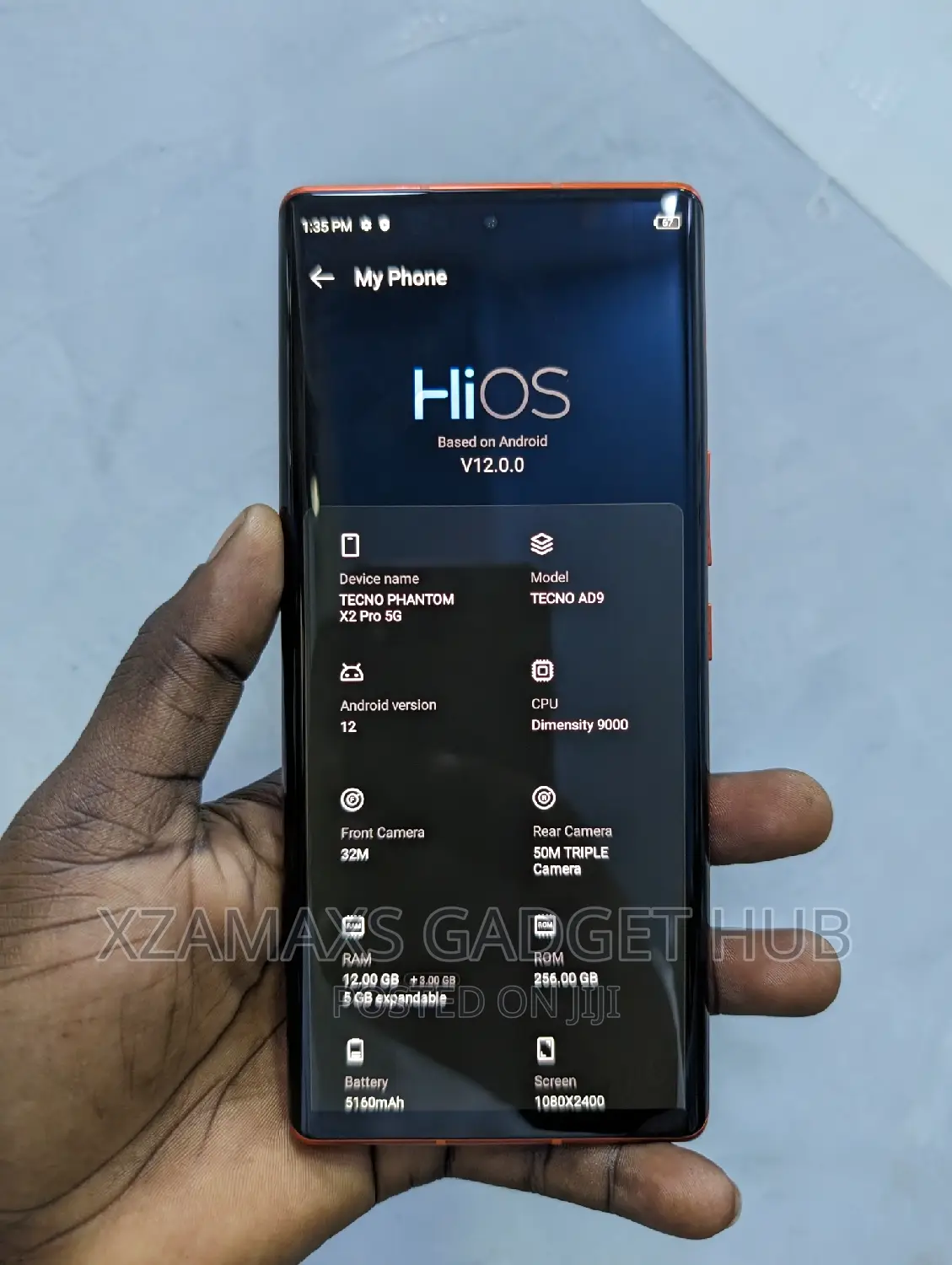 Tecno Phantom X2 Pro 5G 256 GB Orange