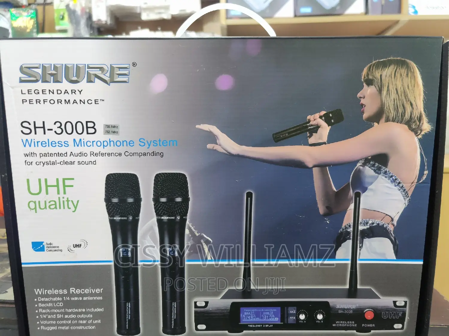 Shure Dual Wireless Microphone SH-300G/Shure Microphone