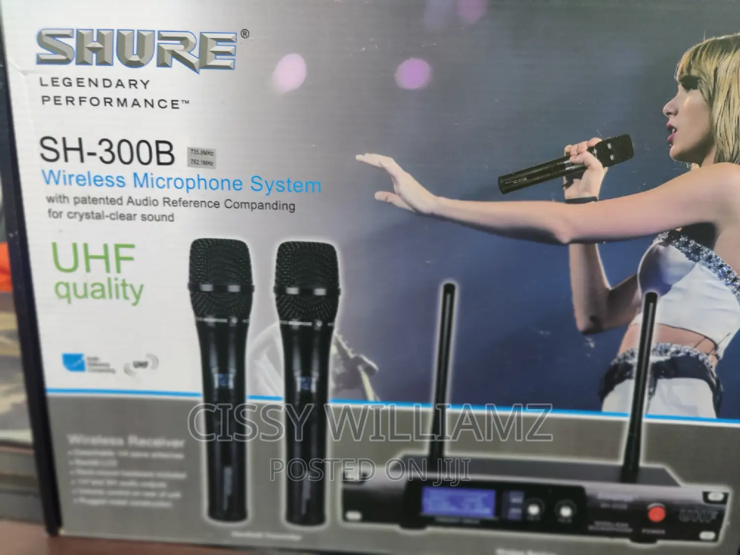 Original Shure SH-300B Wireless Microphone/Shure Microphone