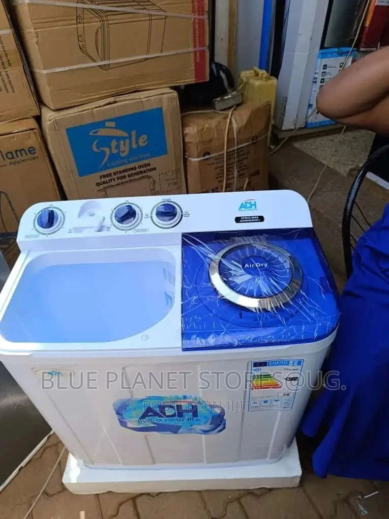 ADH 7kgs Manual Twin Tub Washing Machines \\ Wash and Dry.