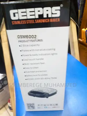 Geepas Stainless Steel Sandwick Maker