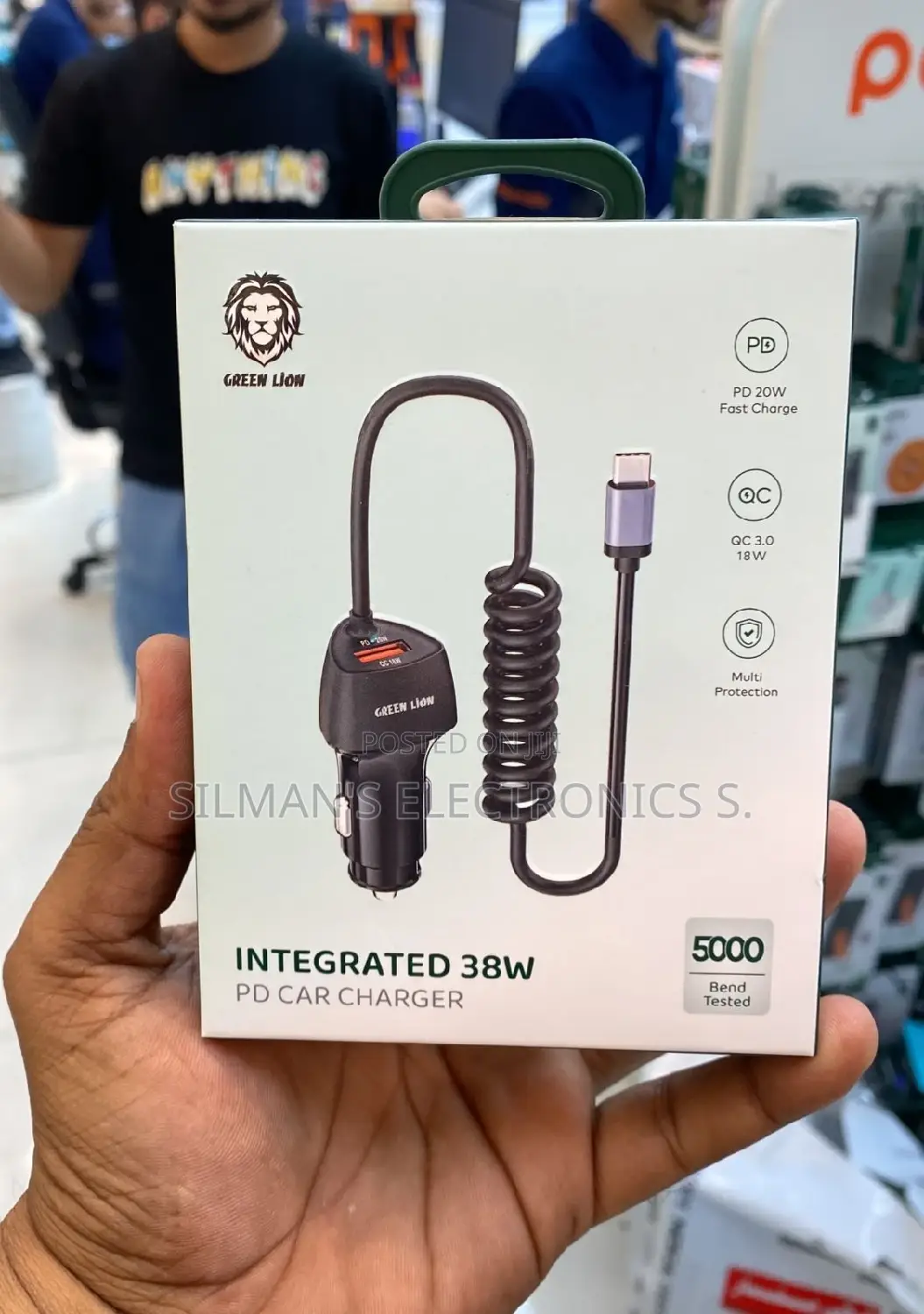 Green Lion Car Charger Type C