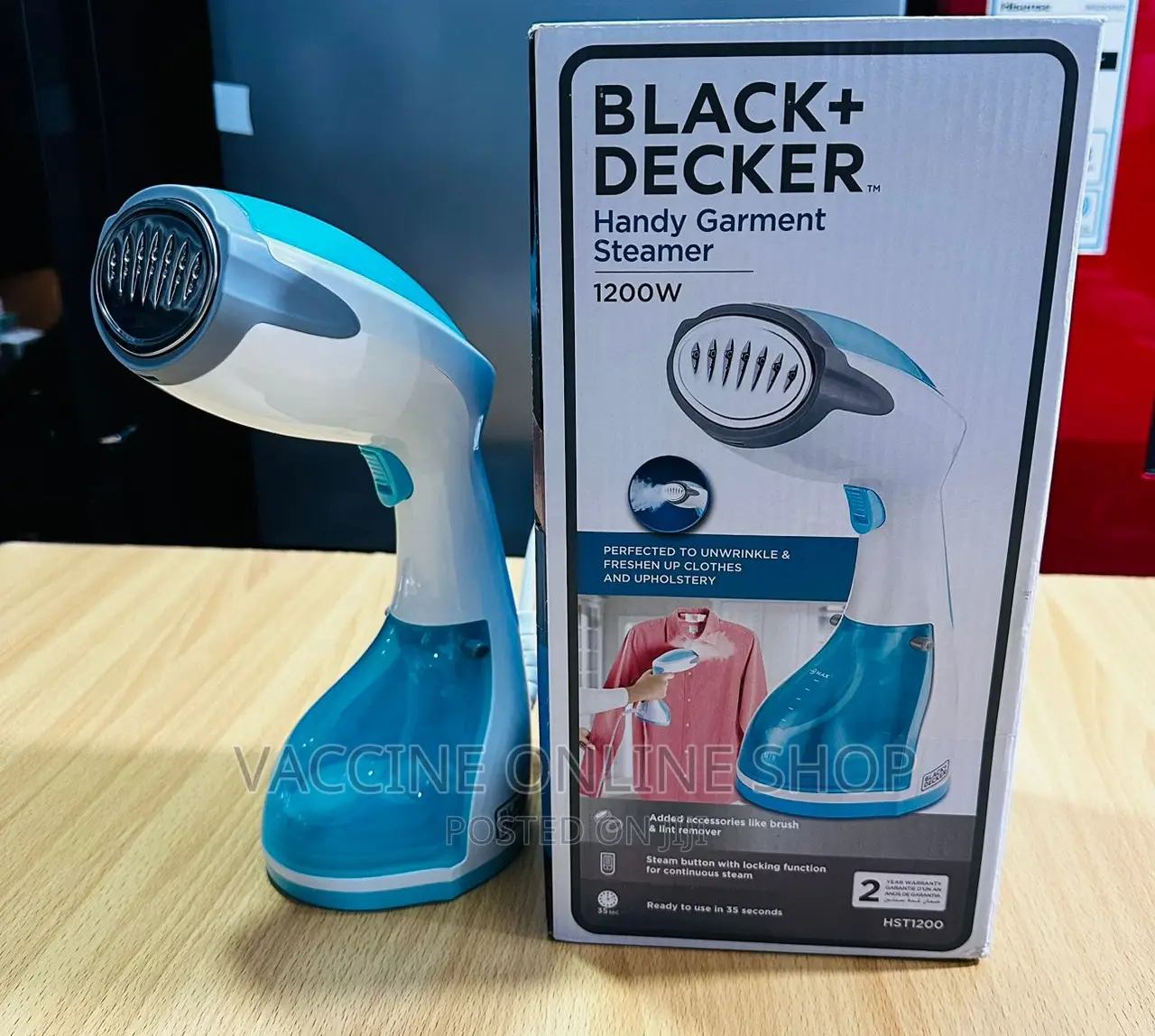 BLACKDECKER Handy Garment Steamer Available