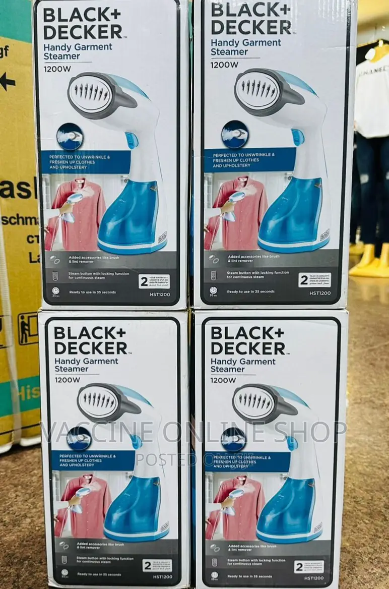BLACKDECKER Handy Garment Steamer Available