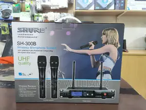 Wireless Shure Microphones Paired Microphone/Microphone