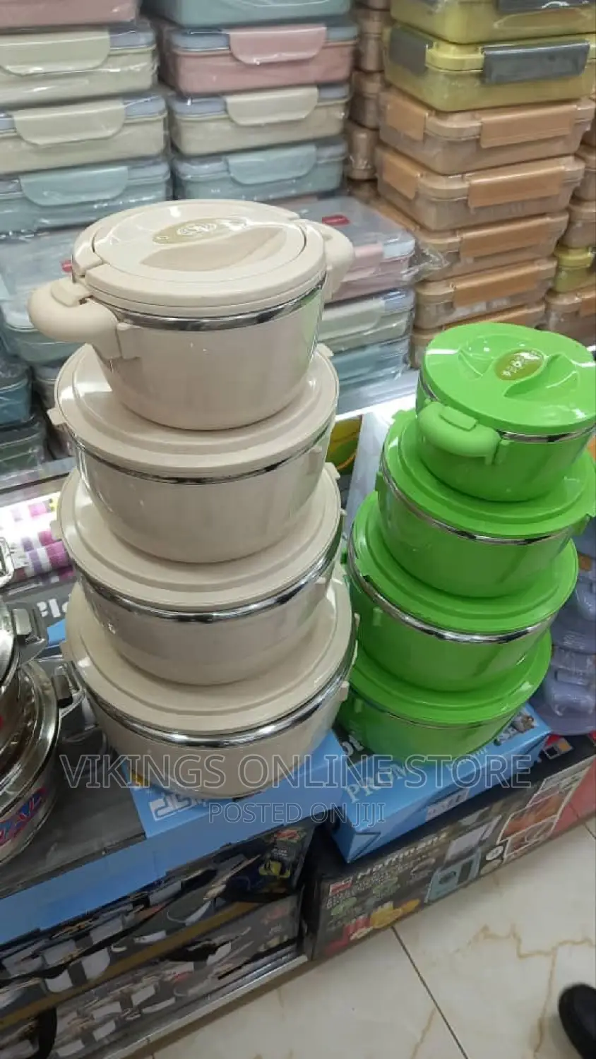 4pc Food Warmers – Multicolor
