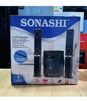 Photo - Sonashi Home Theater Speaker System 2.1 Channel -Bluetooth