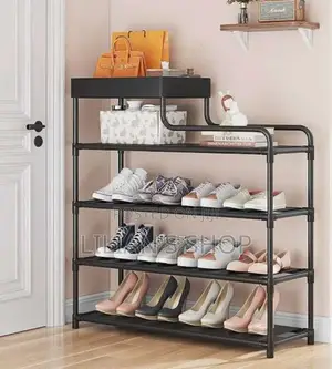 Metallic Brand New Shoe Rack