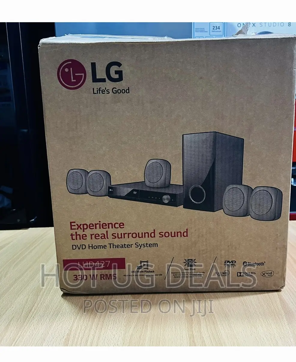 LG DVD Home Theater Real Surround Sound System 5.1ch- Black