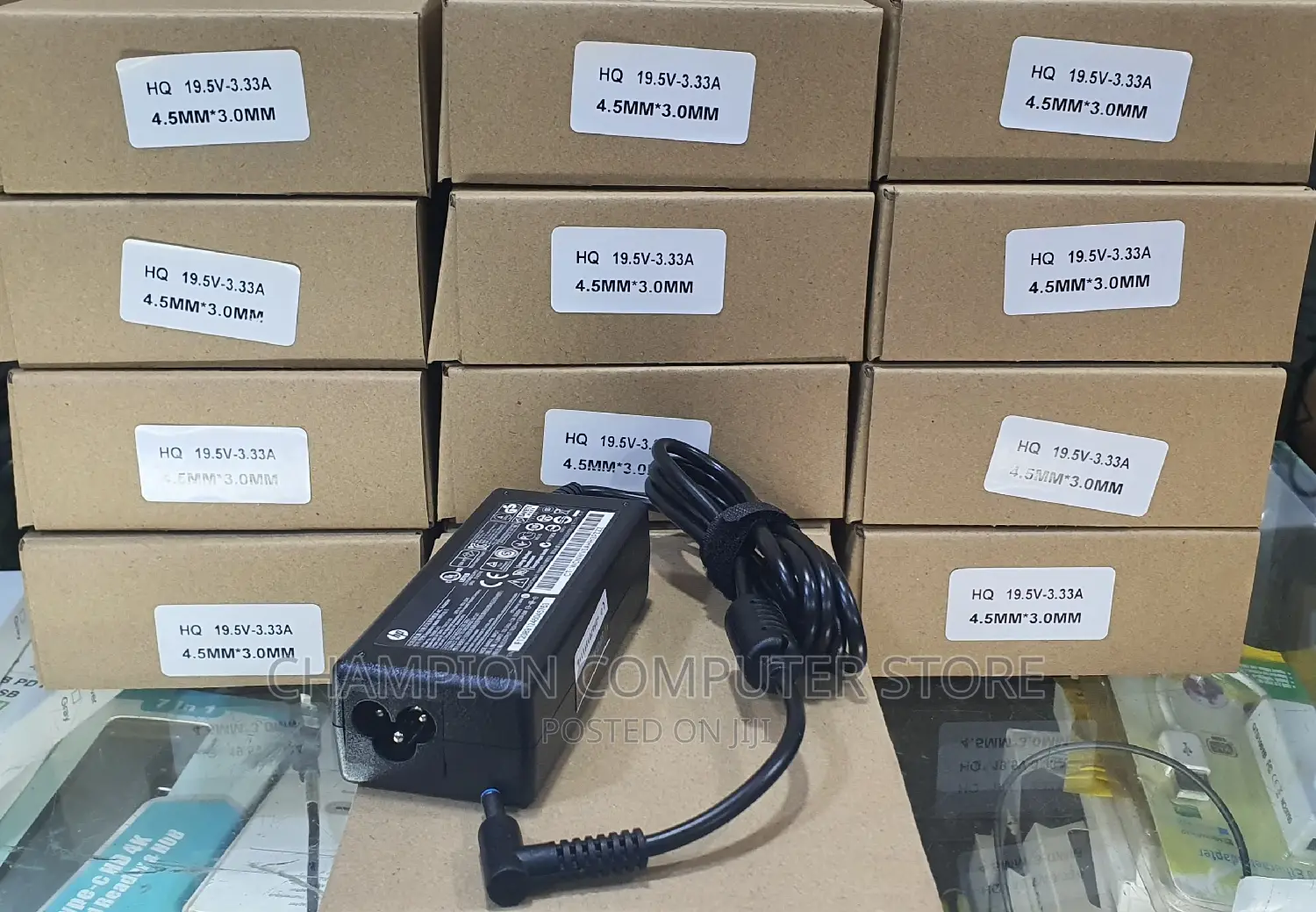 HP Bluepin 65W 19.5V 3.33A AC Adapter,Battery Charger