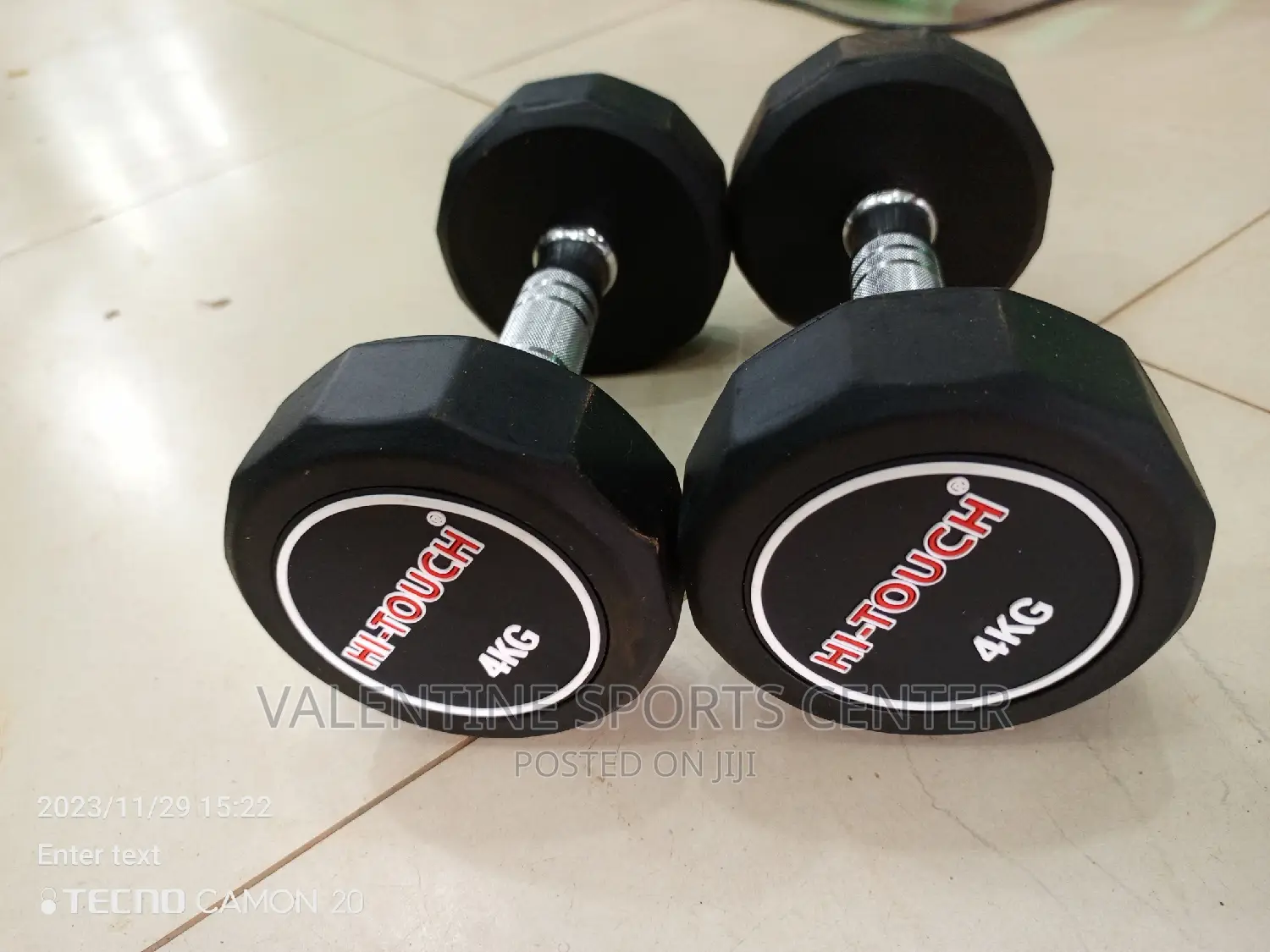 4kg Hi Touch Apair of Dumbbell Originals