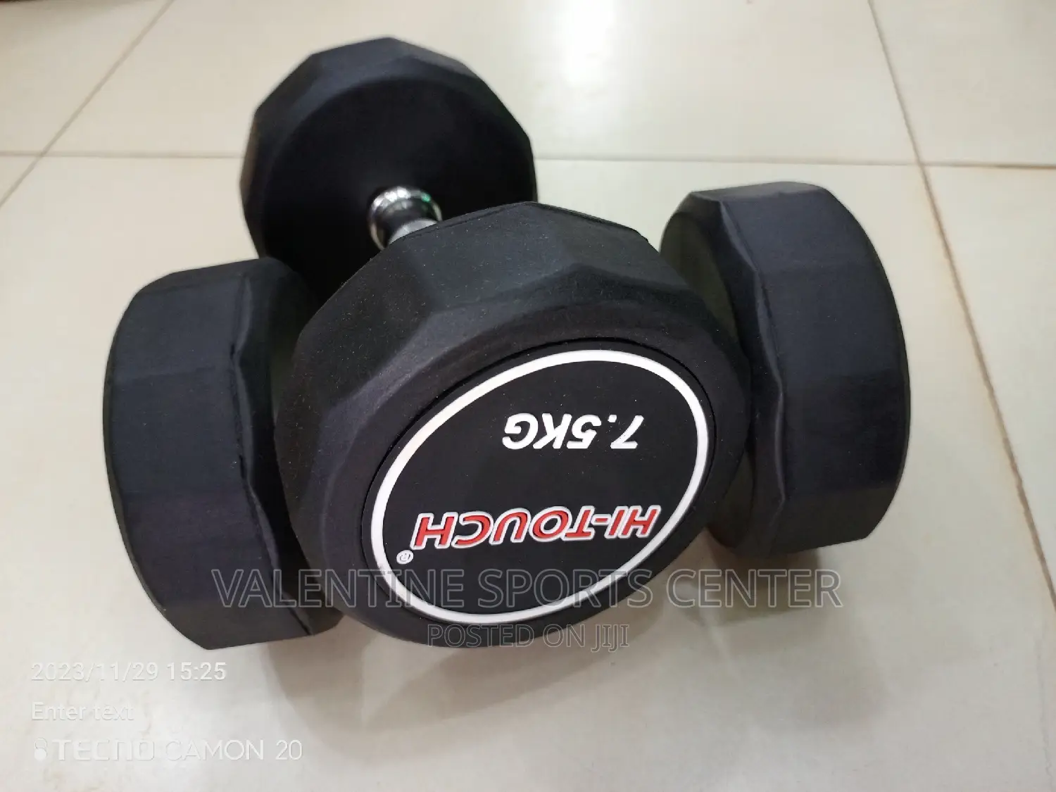 7.5kg Apair of Dumbbell Originals Material
