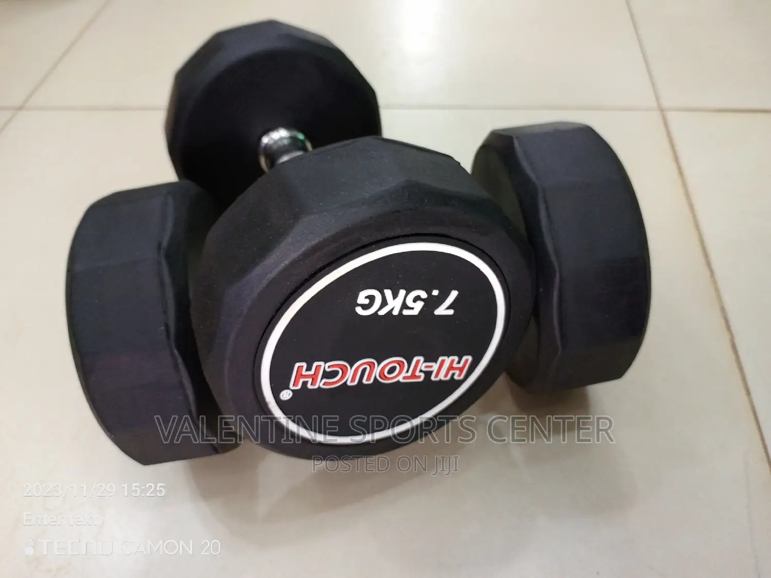 7.5kg Apair of Dumbbell Originals Material