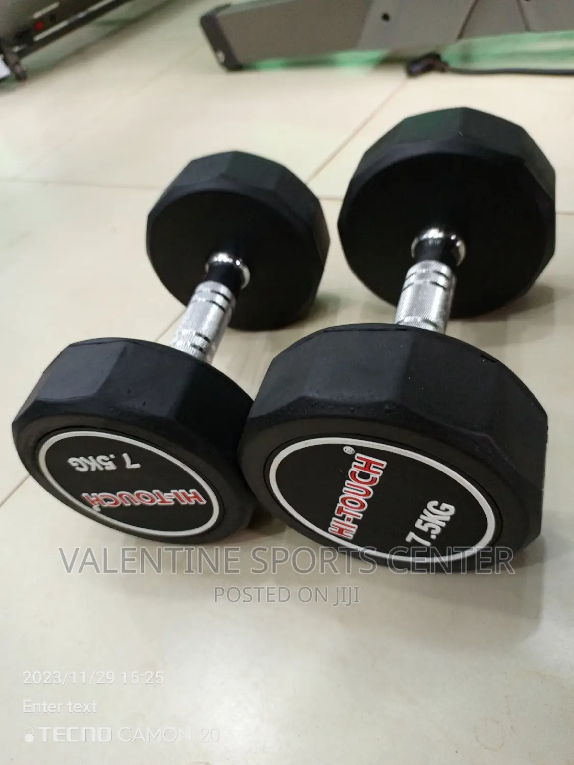 7.5kg Apair of Dumbbell Originals Material