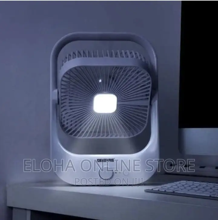 Geepas 8"Rechargeable Fan With LED Light-G721162