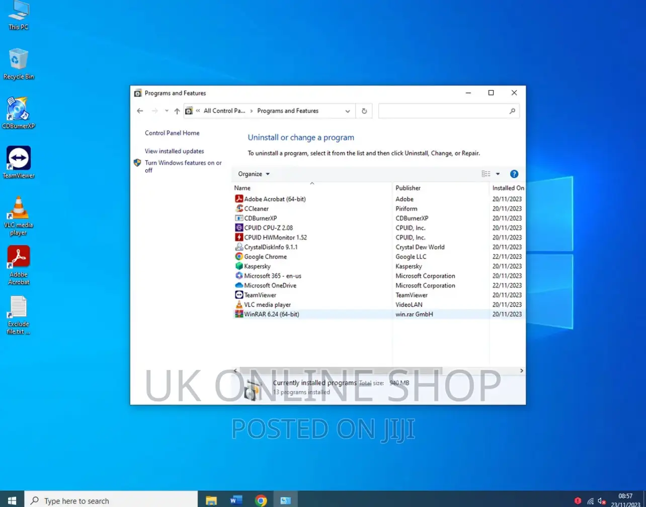 Desktop Computer Dell Aurora 4GB Intel Core 2 Duo HDD 250GB