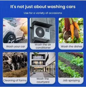 Cordless High Pressure Car Washer With Nozzle