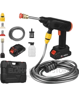 Cordless High Pressure Car Washer With Nozzle