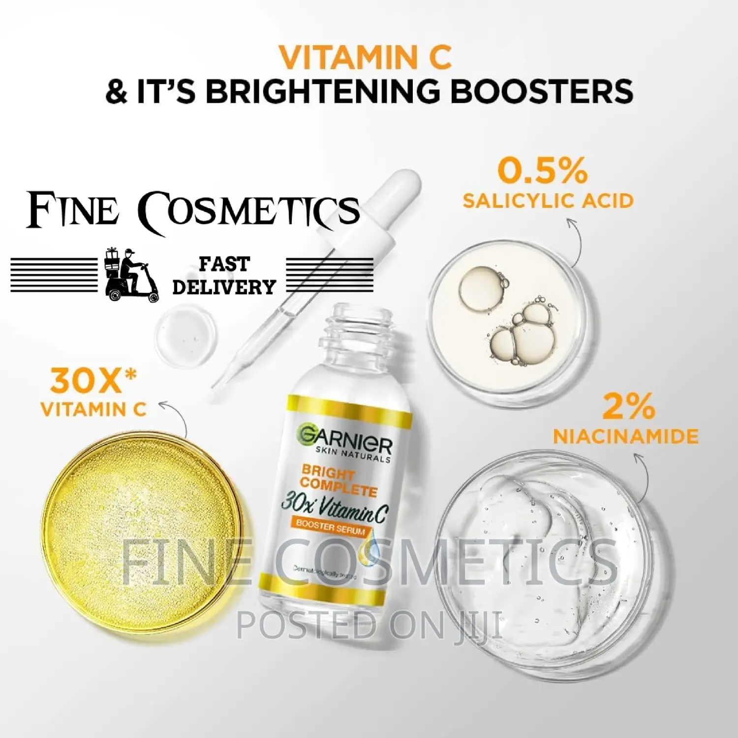 GARNIER Bright Complete Vitamin C 30X Booster Darkspot Serum