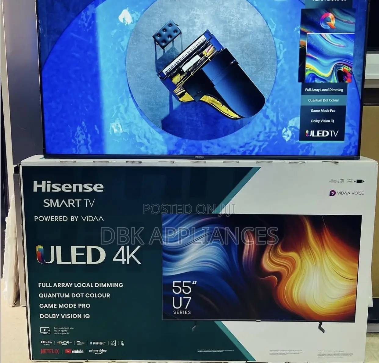 Hisense 55inch Uled Digital Quantumdot TVS Beyi Powa
