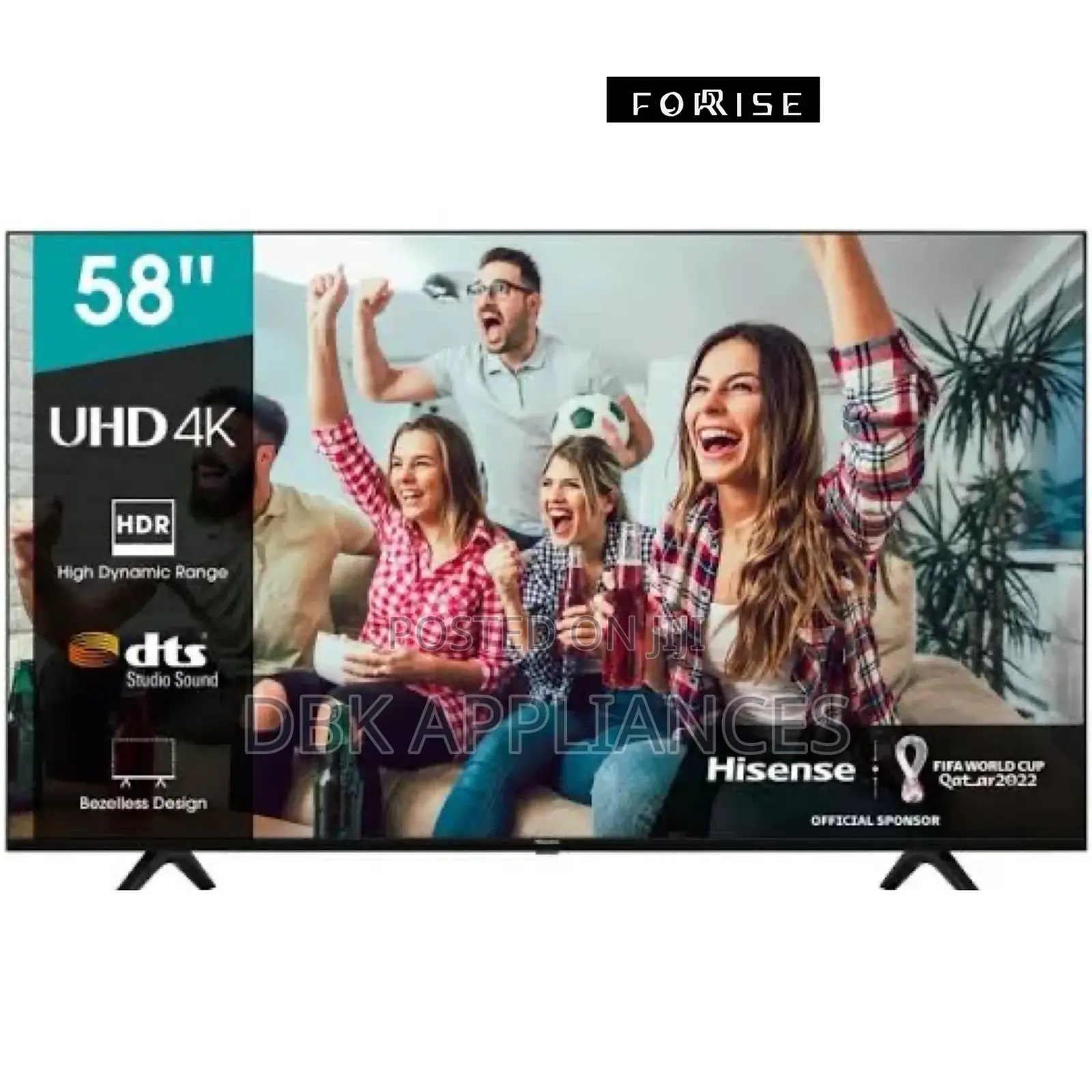 Hisense 58inch Uhd Smart TVS Authentic Offer Sale