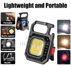 Rechargeable Multifunction Key Chain Light