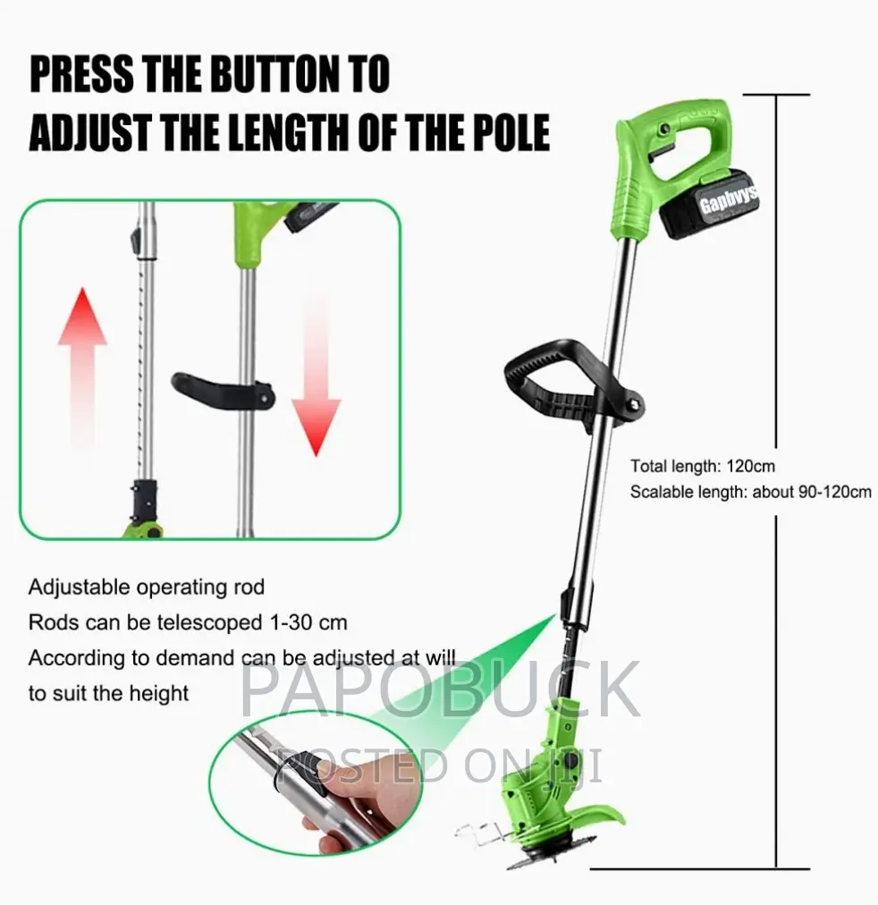 Electric Cordless Rechargeable Lawn Mower