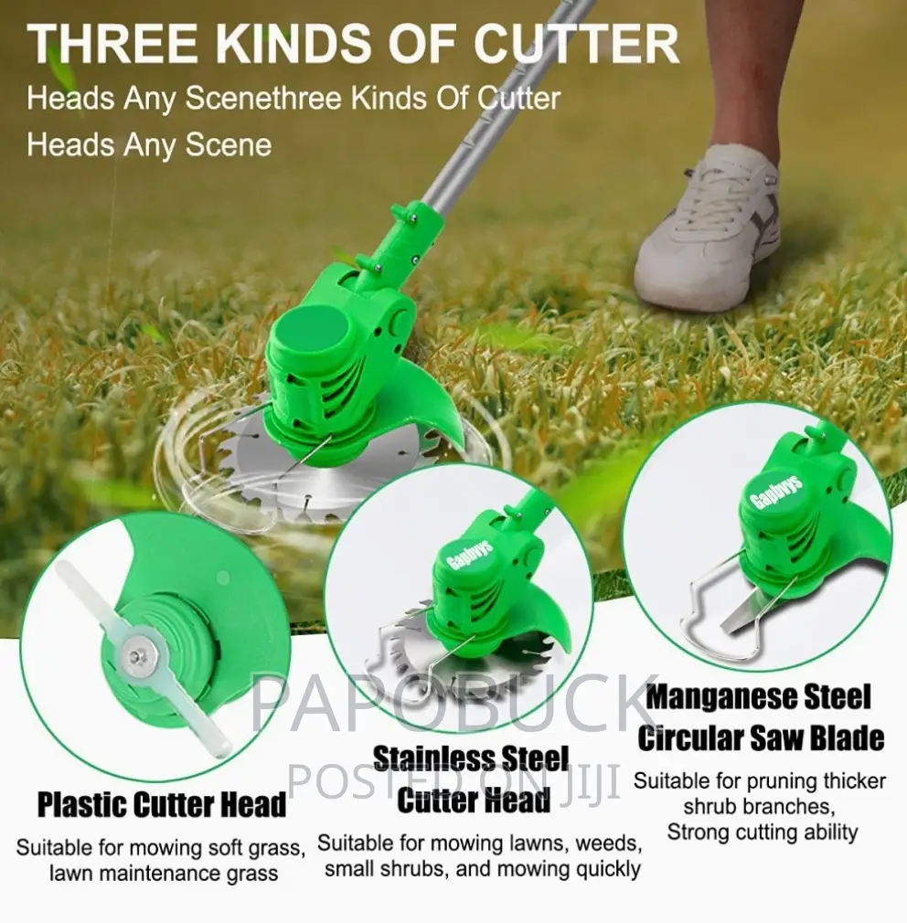 Electric Cordless Rechargeable Lawn Mower