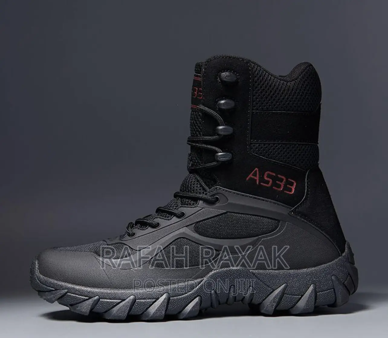 Original Black A533 Rubber Desert Boots