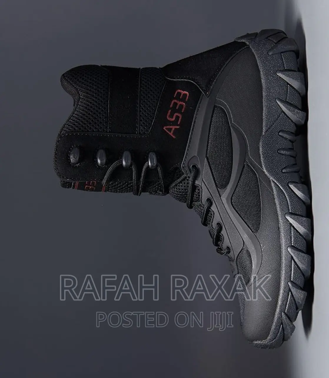 Original Black A533 Rubber Desert Boots