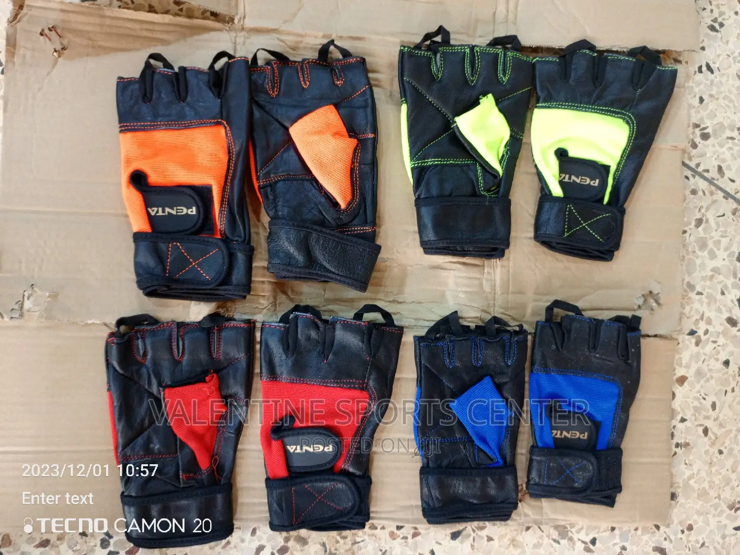 Gym Gloves Original Material All Different Colors and Sizes