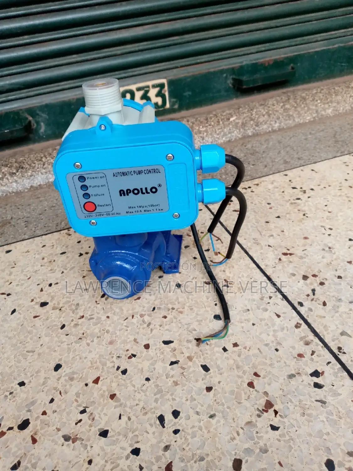 Surface Water Pump and Pump Control