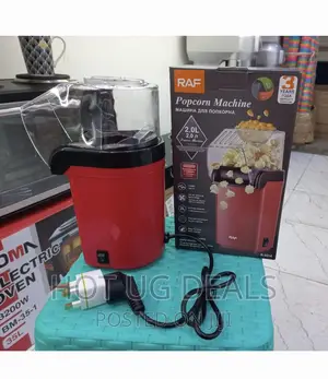 Photo - Electric Pop-corn Maker Automatic Machine - Red