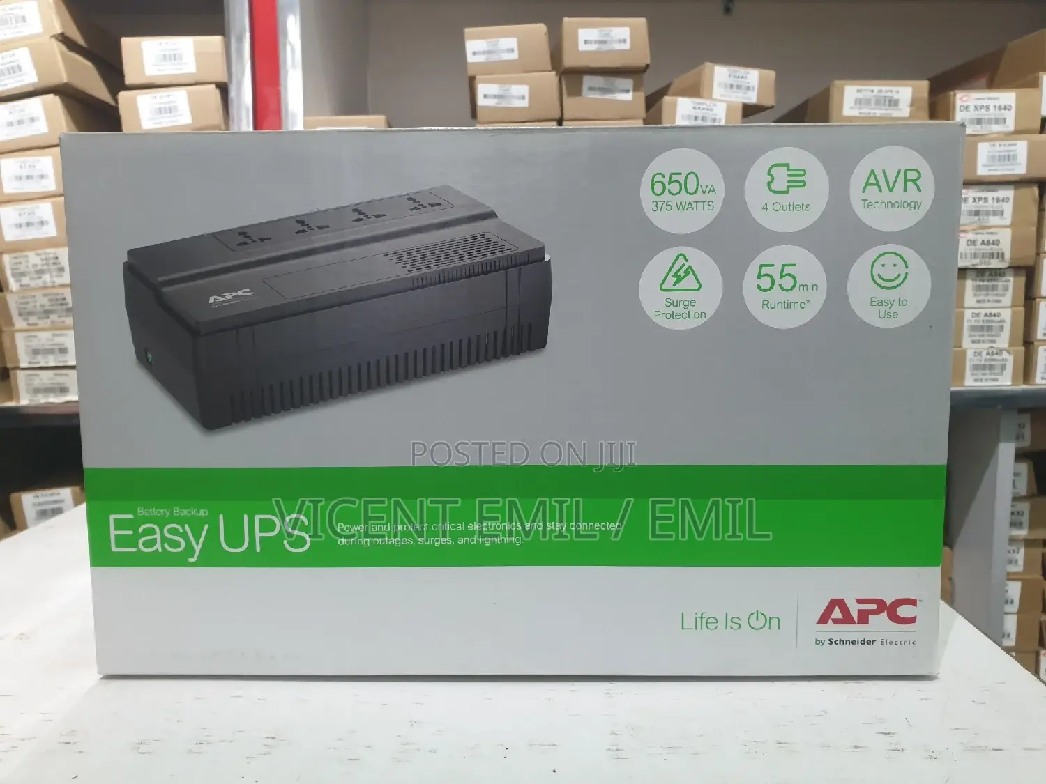 UPS APC 650va 335W