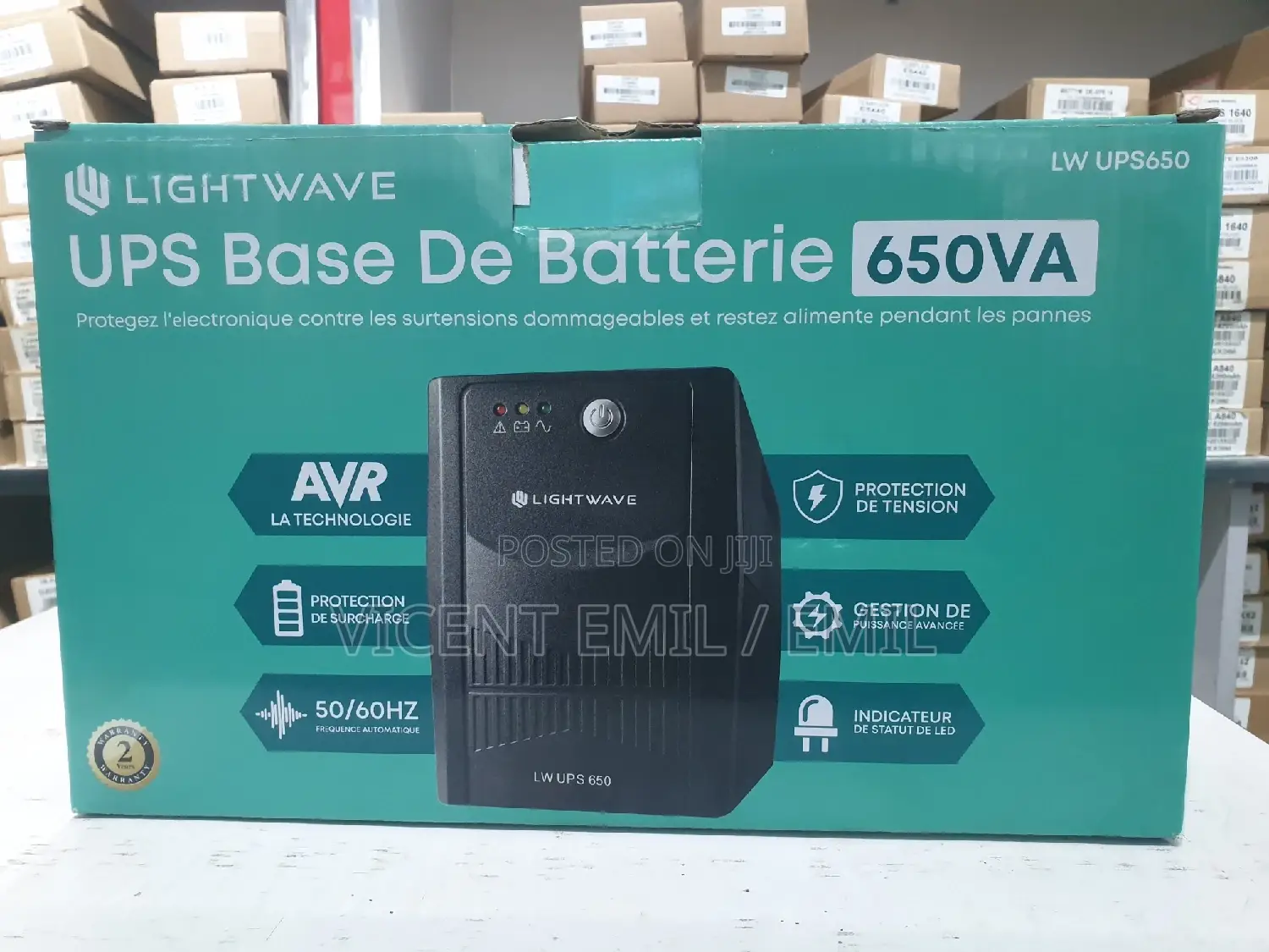 Ups Uninterrupted Power Supply Lightwave 650va