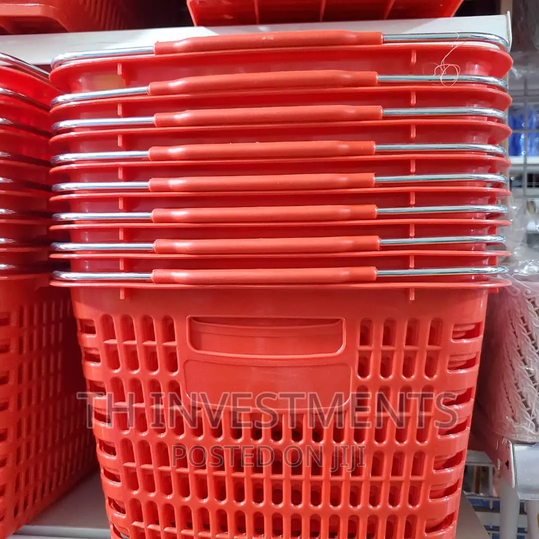 Plastic Strong Shopping Basket.