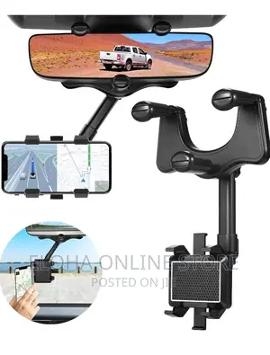 360 Rotatable Rearview Car Mobile Phone Holder