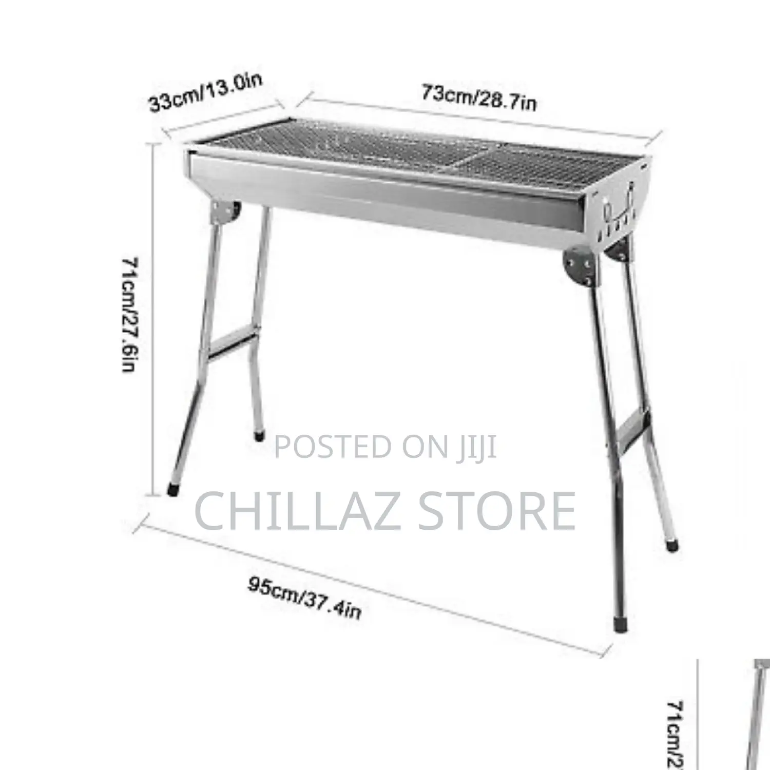 Stainless Steel Foldable BBQ Grill