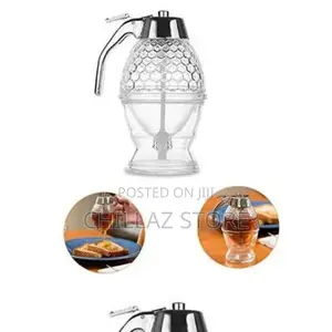 Honey Glass Dispenser.