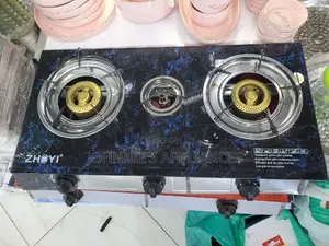 Zhoyi Gas Cooker Tripple Banner Glass Top