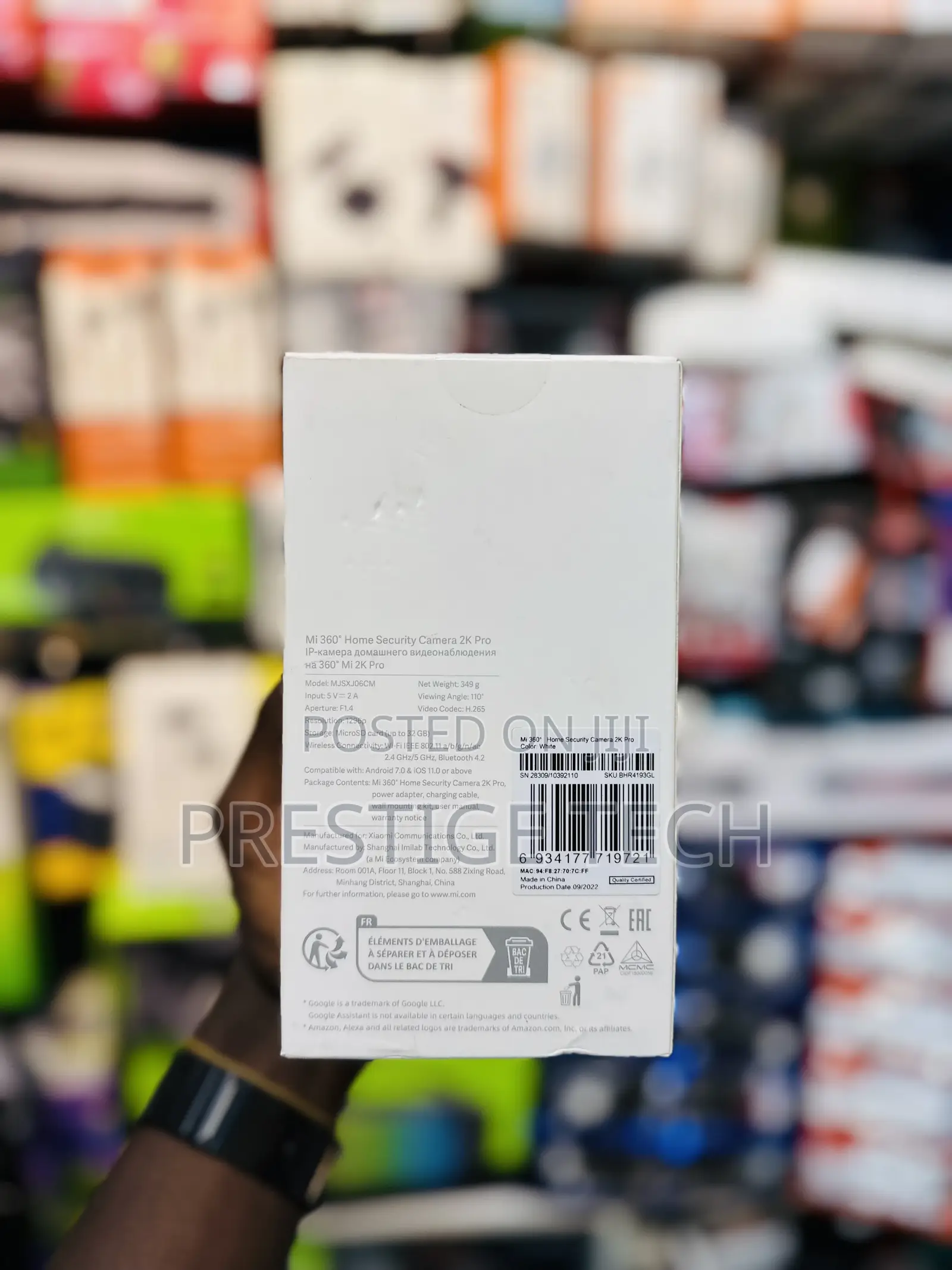 Mi Home Security Wifi Camera Pro (360 Degrees)