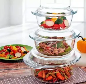 3pc Glass Dishes